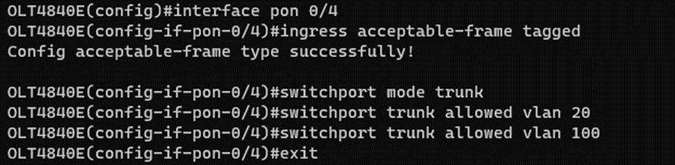 Permitindo Switchports