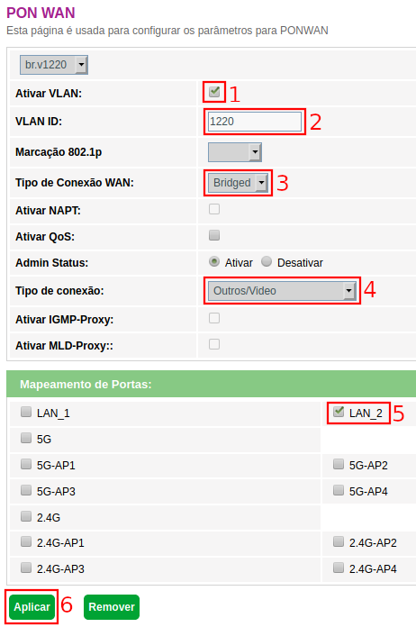 Configurando a WAN