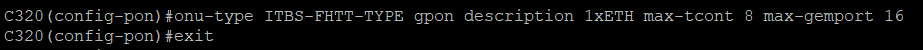 Criando ONU-TYPE