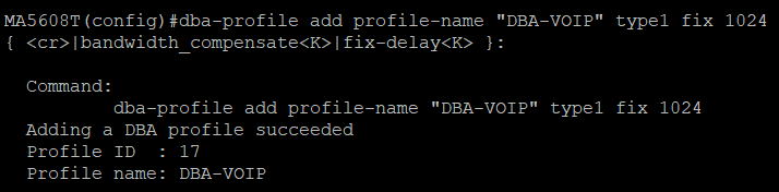 Criando DBA profile