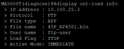 Verificando as informações configuradas