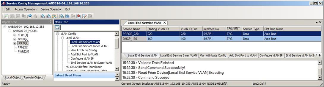 Configuração EPON